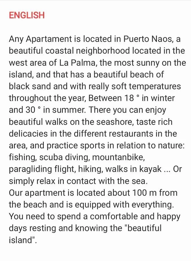 Apartamento Any Puerto De Naos Apartment
